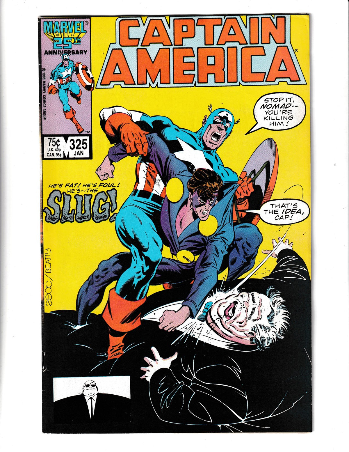 Captain America #325 (1987) Marvel Comics
