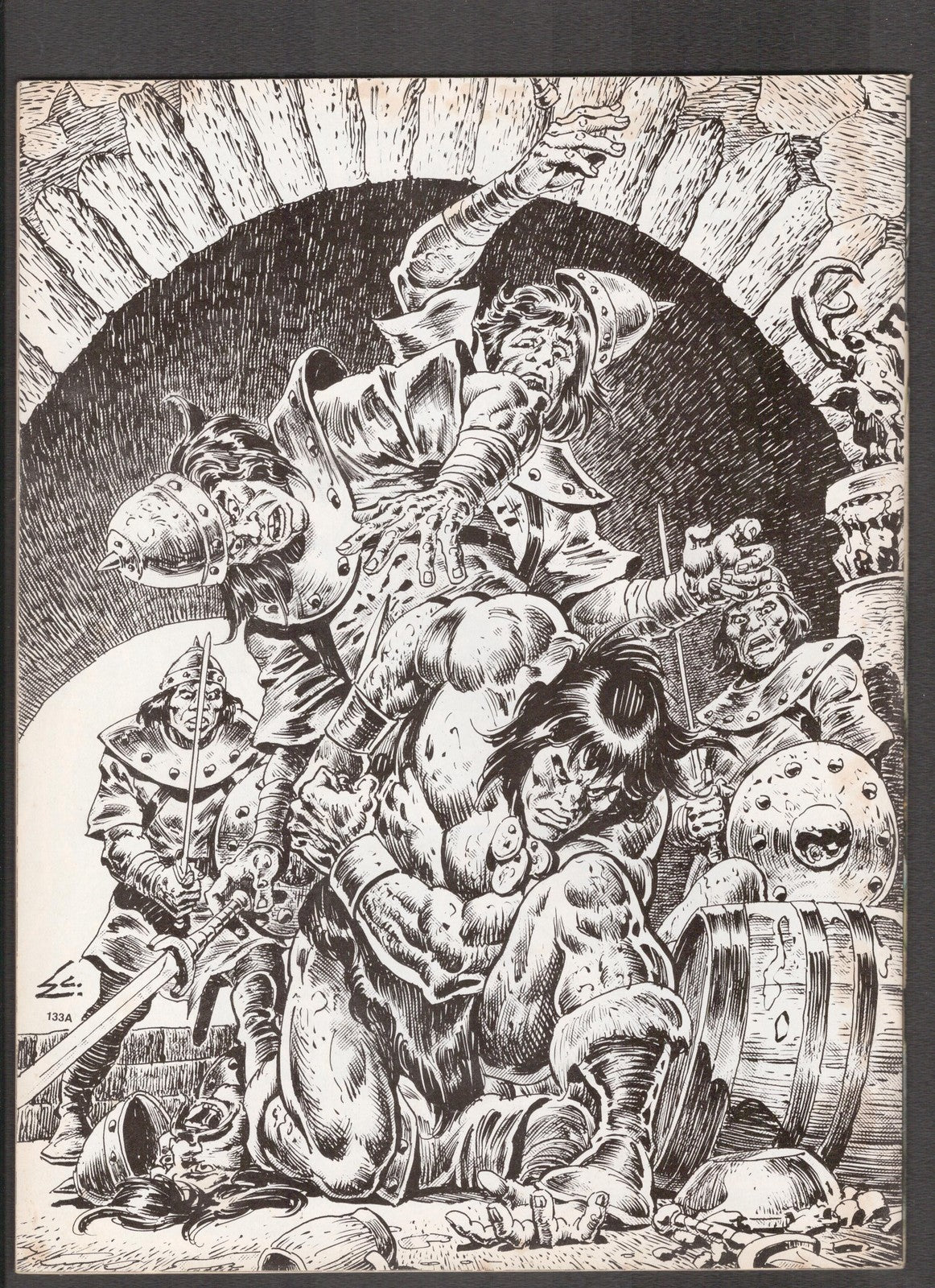 Conan Saga #36 (1990) Earl Norem Marvel Comics