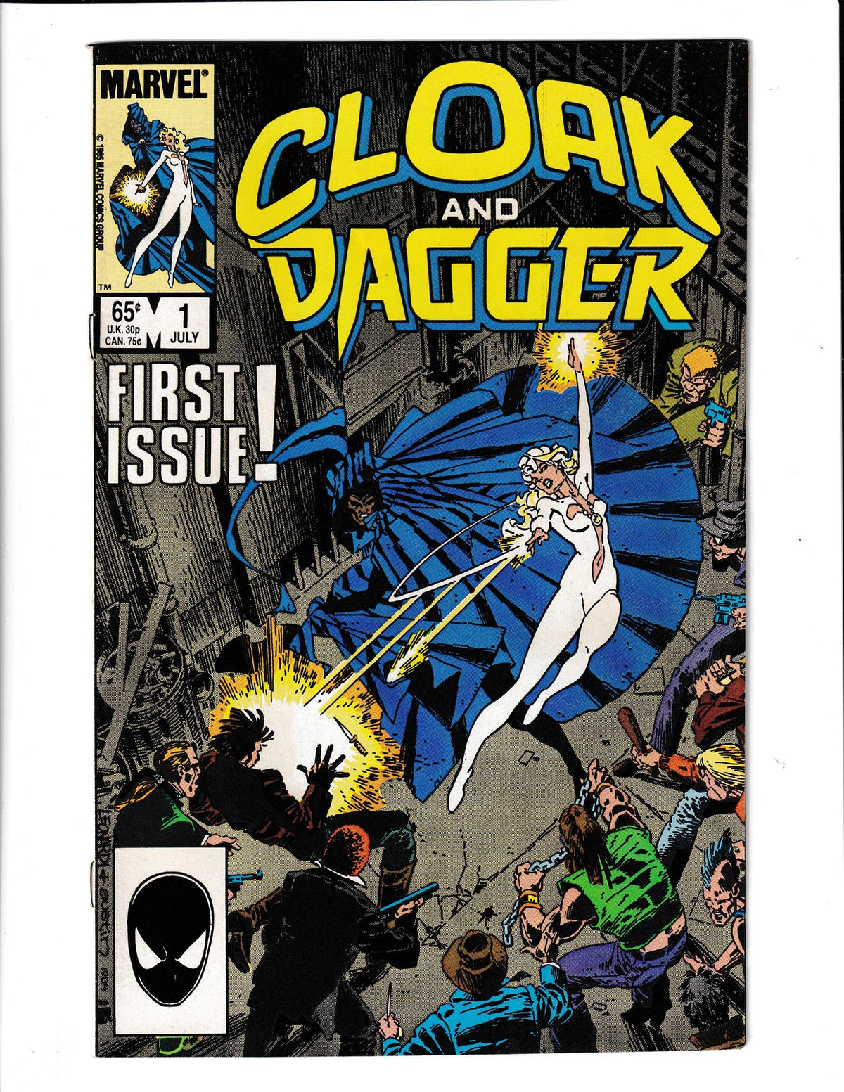 Cloak and Dagger #1 (1985) Origin of Claok and Dagger Marvel Comics