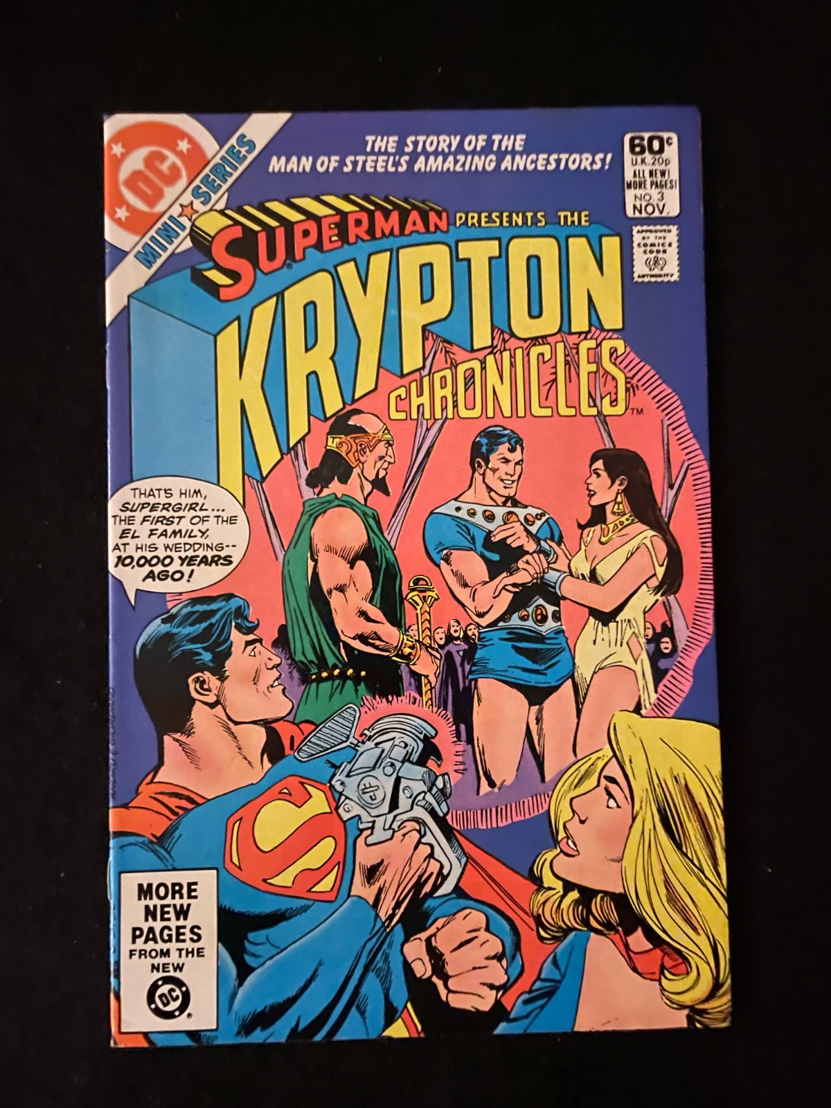 Krypton Chronicles - Superman - Complete Set of 3 #1-3 (1981) DC
