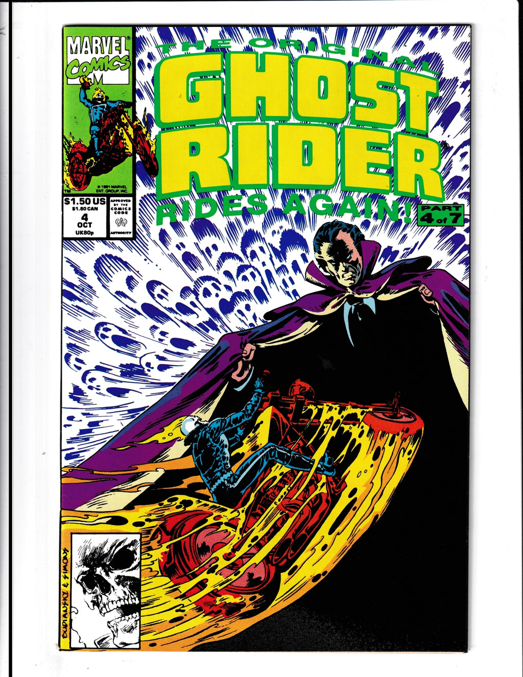Original Ghost Rider Rides Again #4 (1991) Higher Grade Marvel Comics
