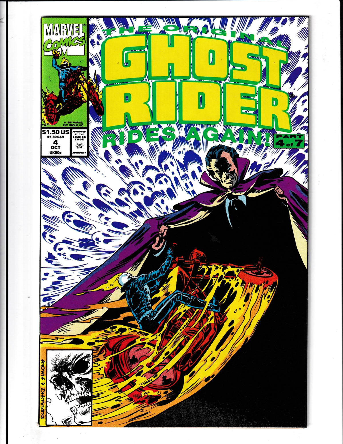 Original Ghost Rider Rides Again #4 (1991) Higher Grade Marvel Comics