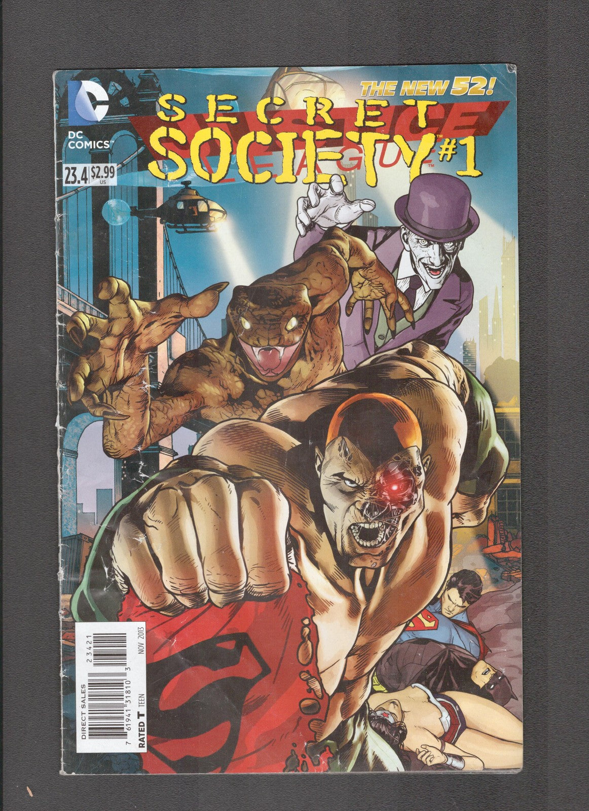 Justice League #23.4 (2013) Secret Society  Motion 3D DC Comics