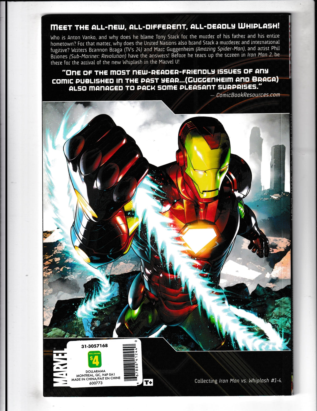 Iron Man vs Whiplash #1 (2010) TPB Marvel Comics