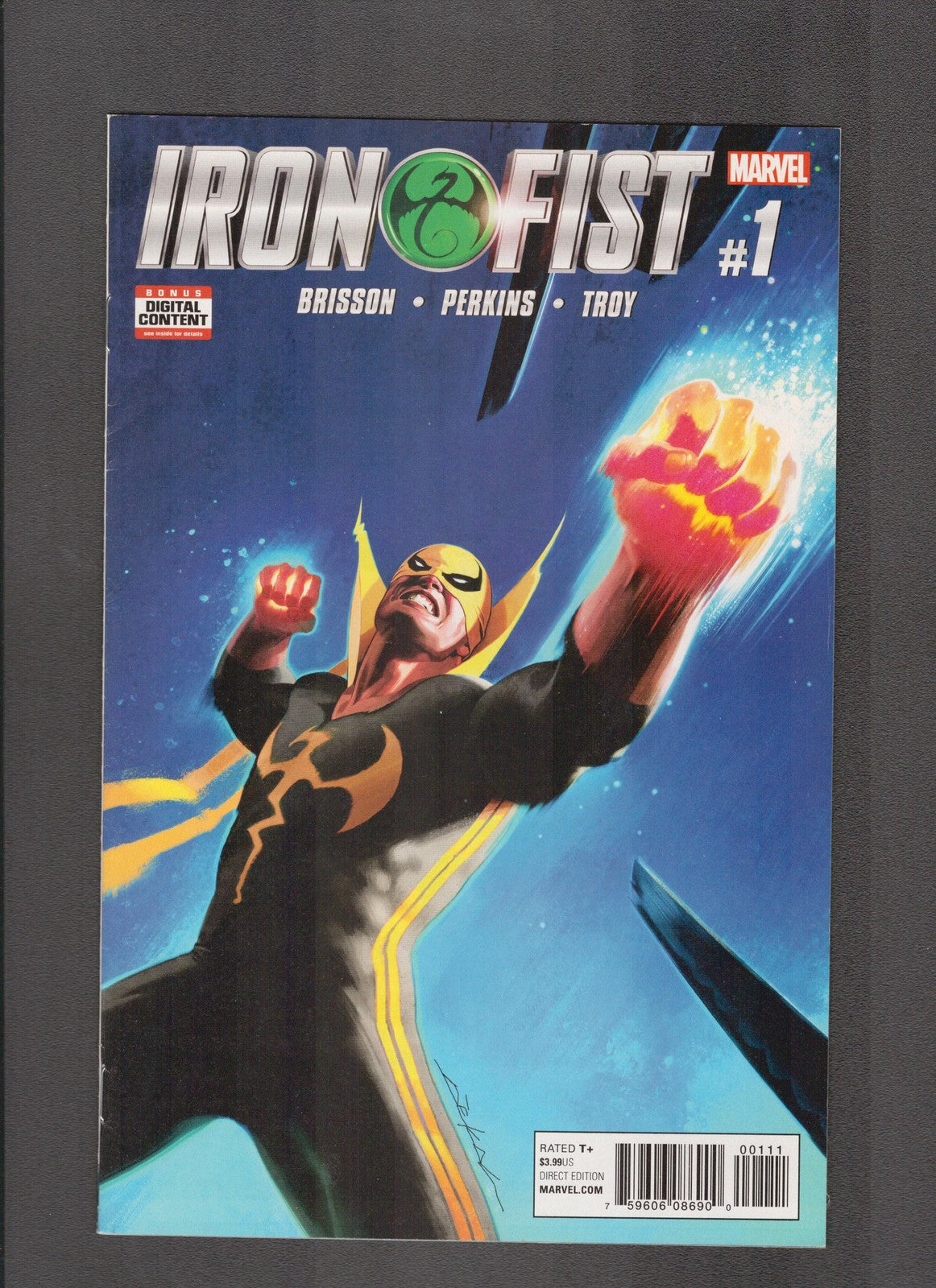Iron Fist #1 (2017) Jeff Dekal Marvel Comics