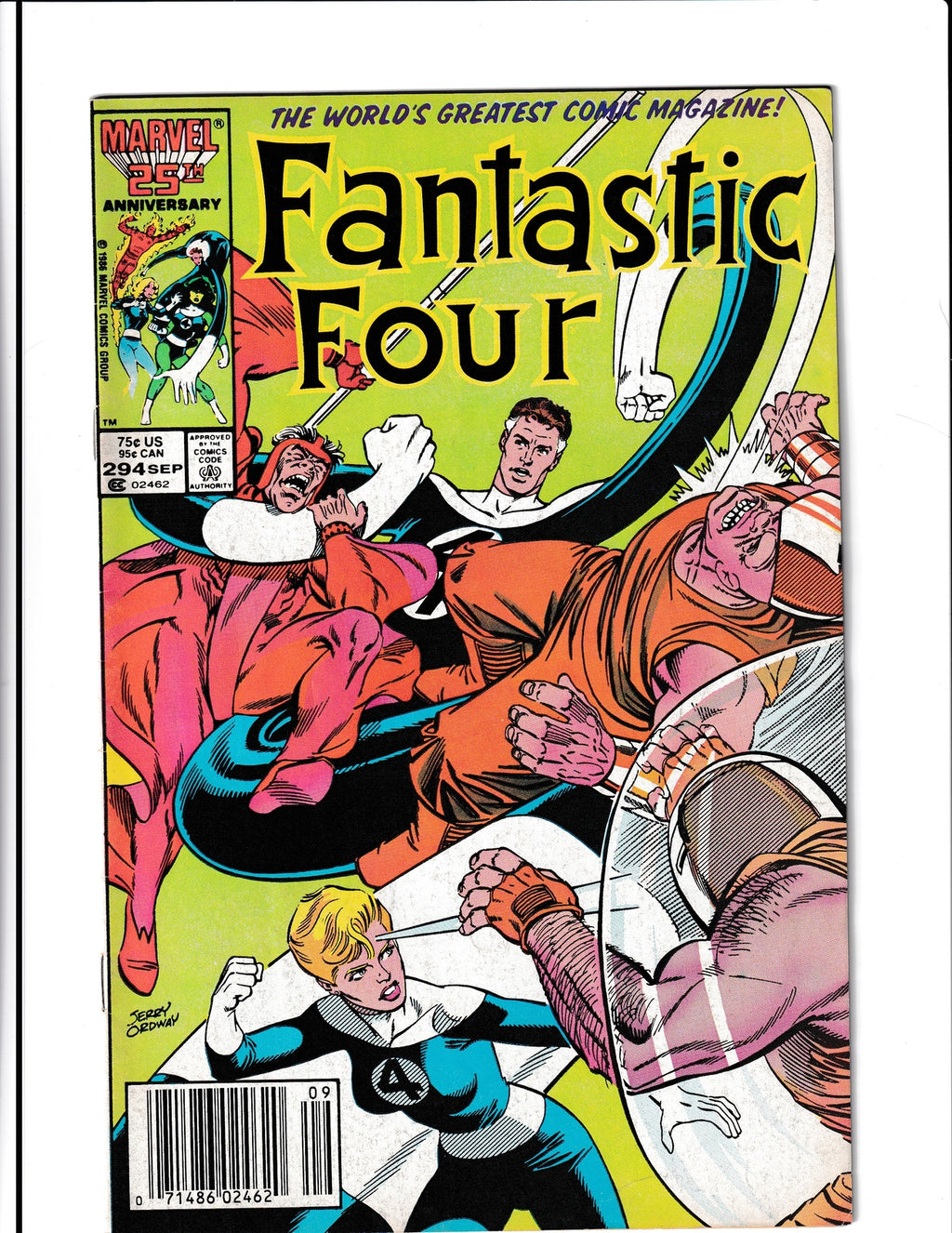 Fantastic Four #294 (1986) West Coast Avengers - John Byrne Marvel Comics