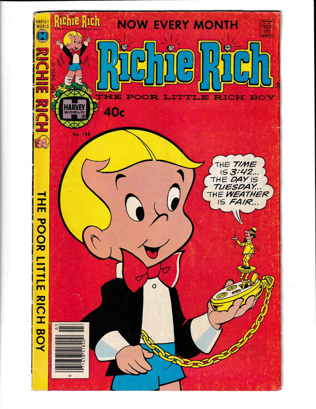 Richie Rich #188 (1980) Harvey Comics