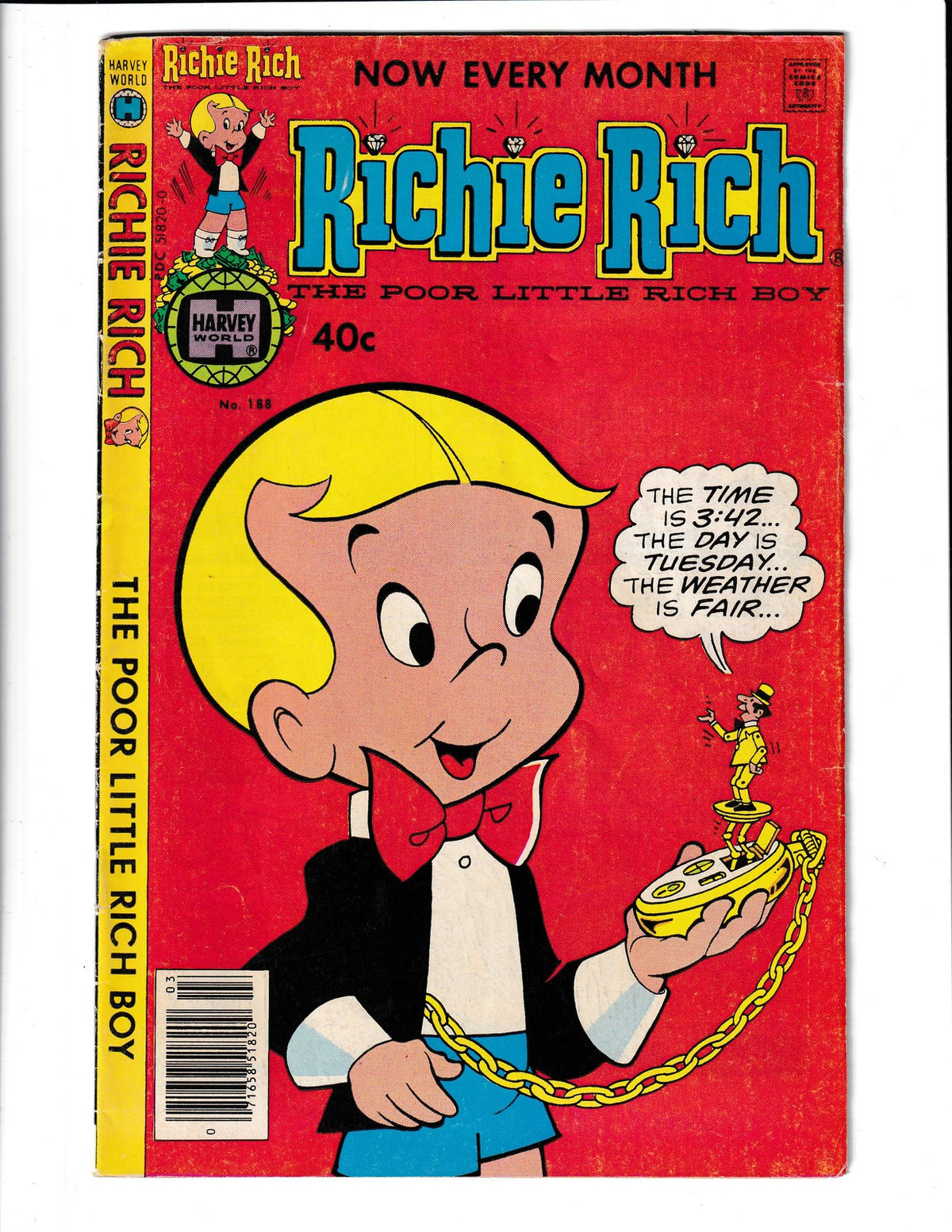 Richie Rich #188 (1980) Harvey Comics