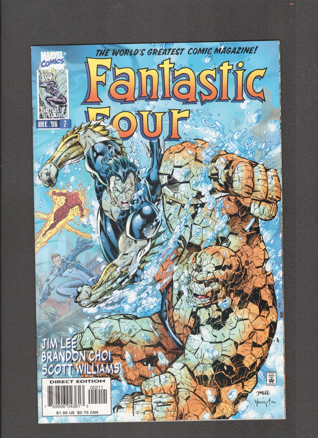 Fantastic Four #2 (1996) Jim Lee Marvel Comics
