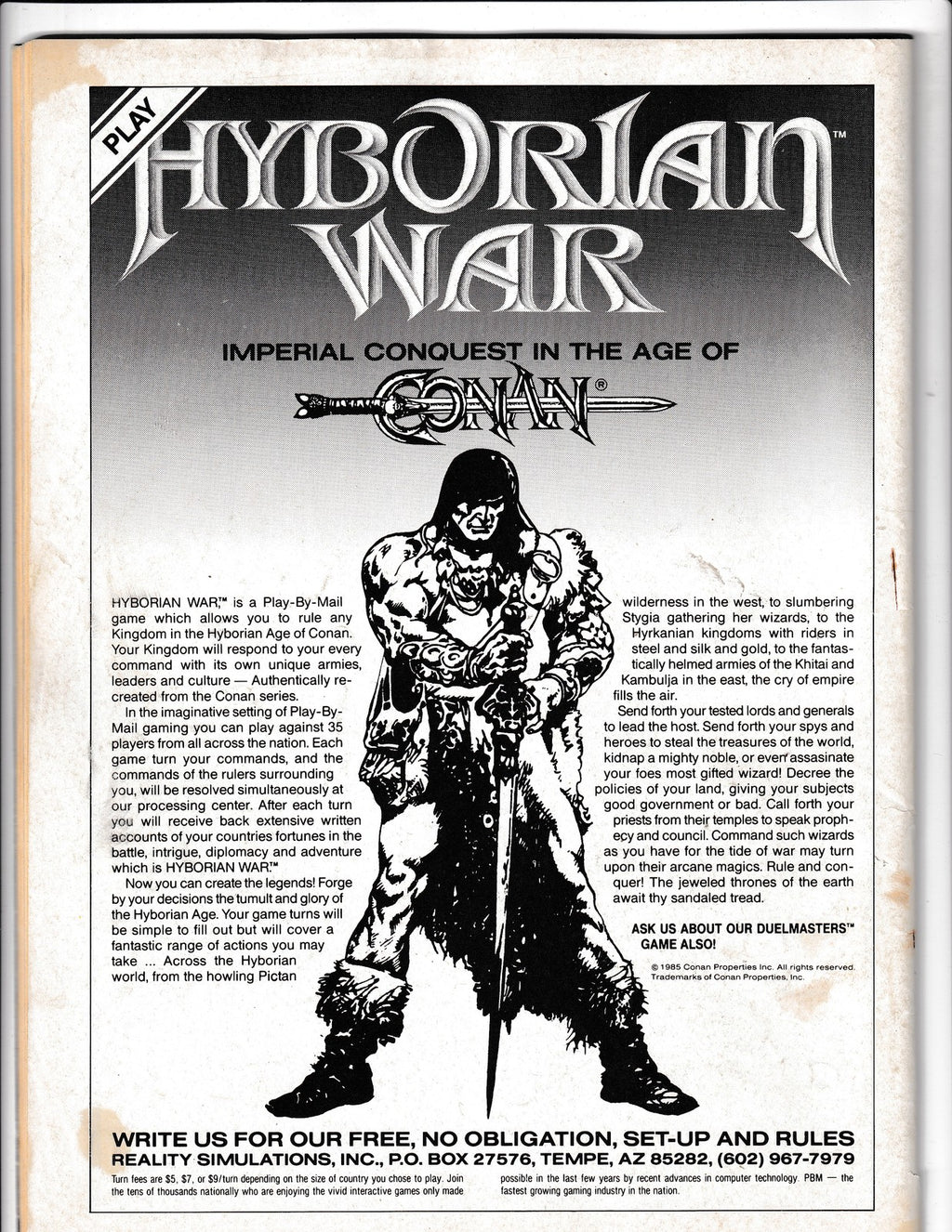 Conan Saga #52 (1991) The Barbarian Marvel Comics