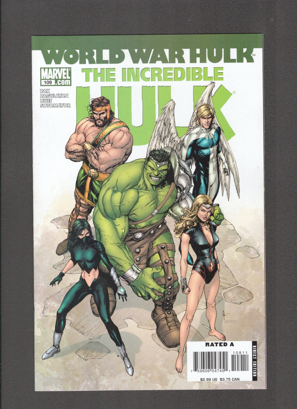 Hulk #109 (2007) Gary Frank Cover Marvel Comics