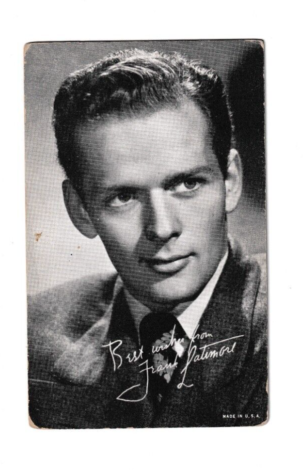 Arcade Cards 1940's - Celebrities - Frank Latimore