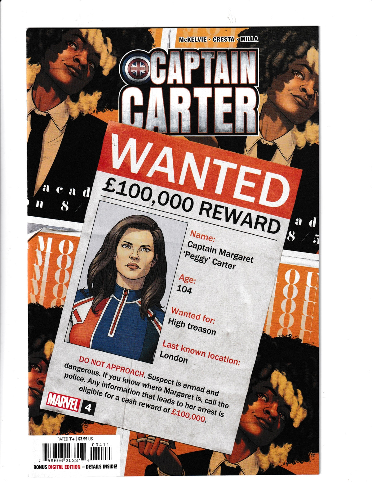 Captain Carter #4 (2022) Marvel Comics SKU:976