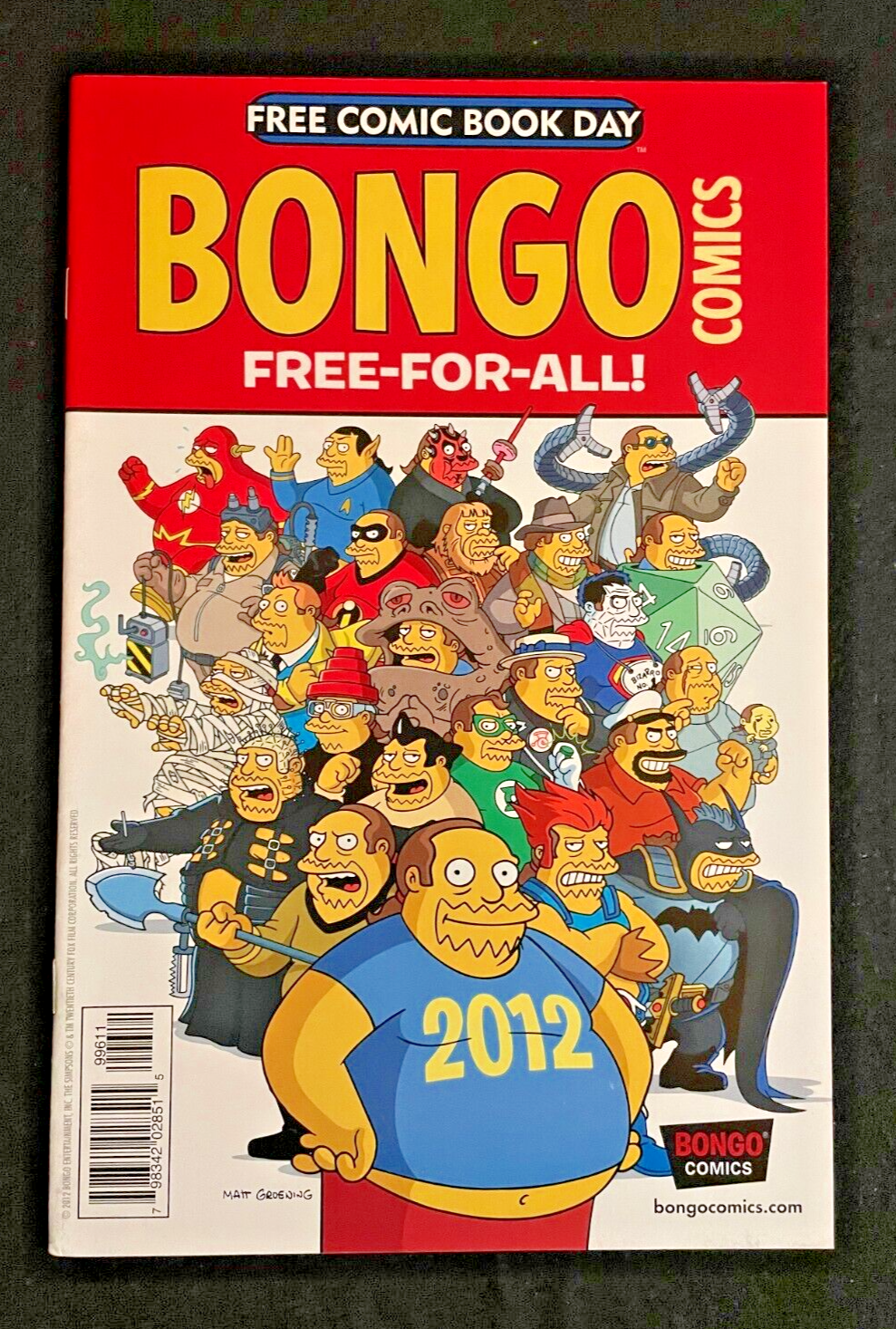 Bongo Comics FCBD 2012 -  HIGH GRADE
