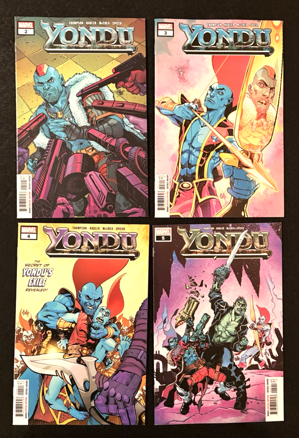 Yondu Complete Set of Five #1-5 (2020) Marvel Comics