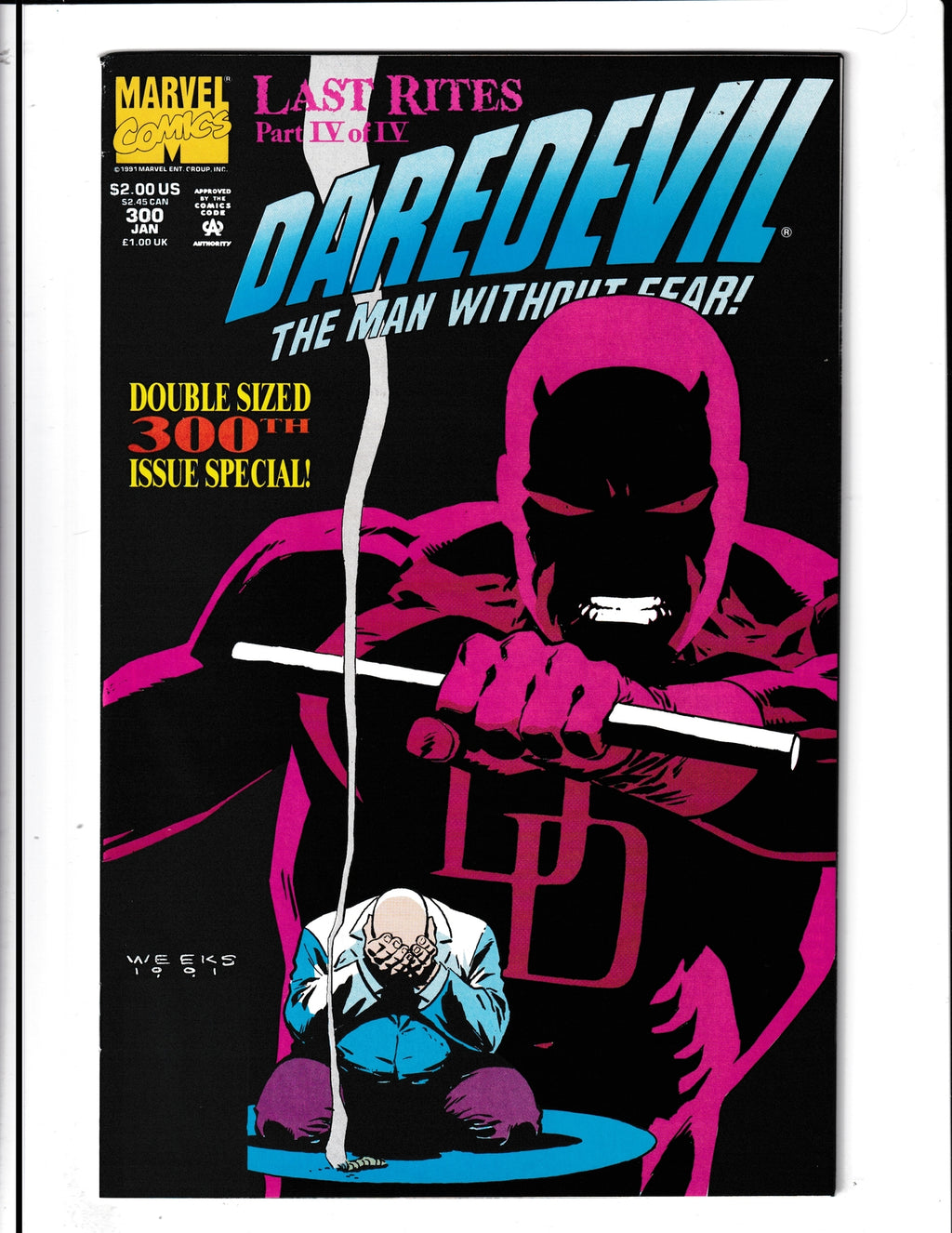 Daredevil #300 (1992) Higher Grade Marvel Comics