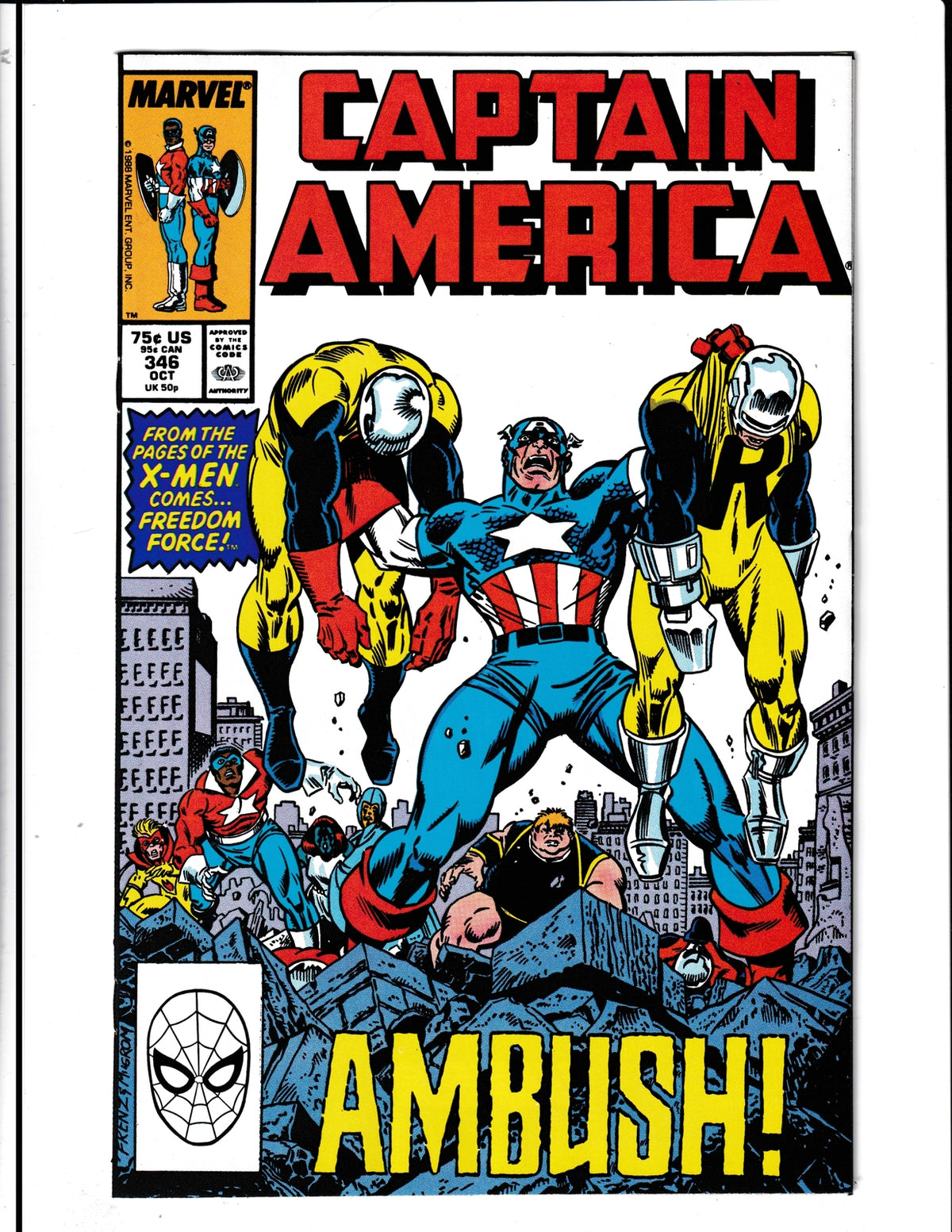 Captain America #346 (1988) Marvel Comics SKU:674