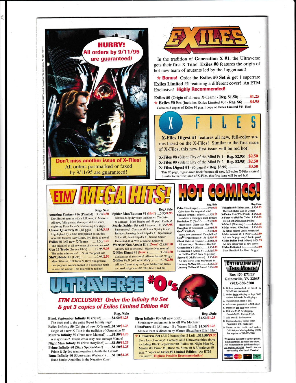X-Files #8 (1995) Topps Comics