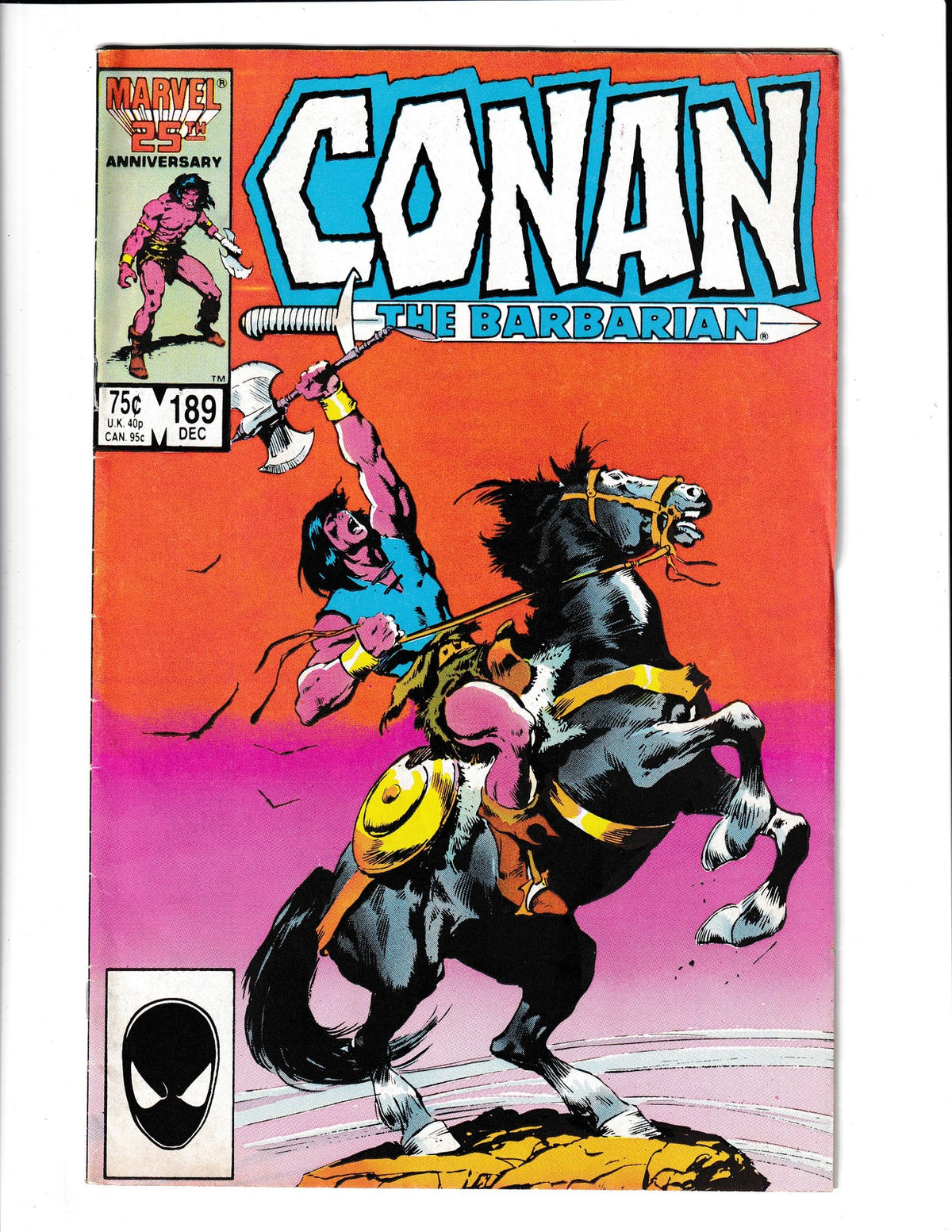 Conan the Barbarian #189 (1986) Buscema Marvel Comics