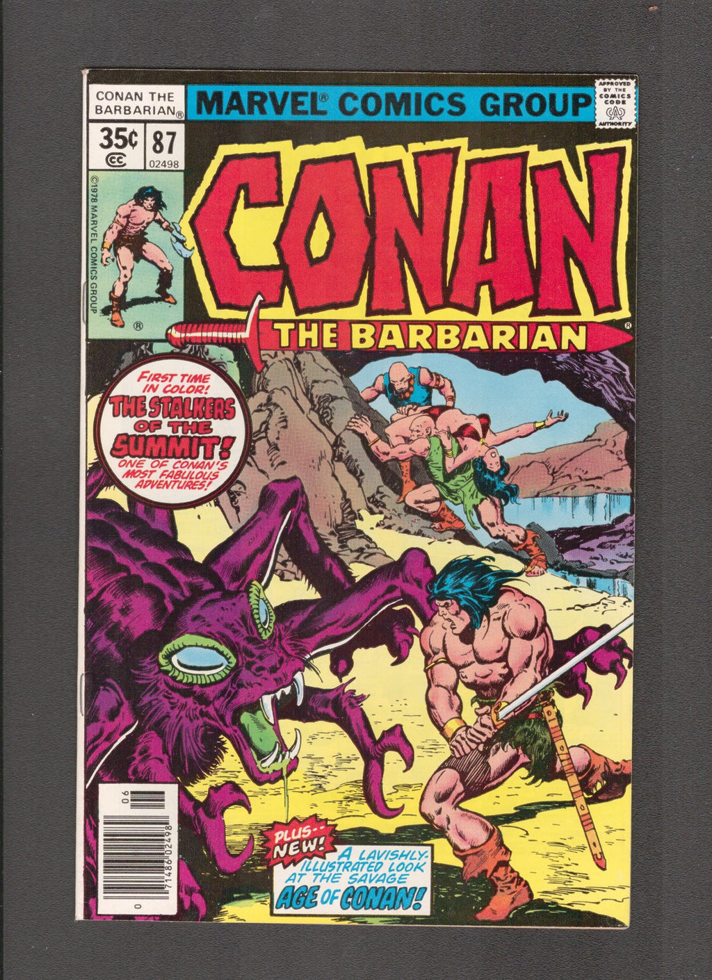 Conan the Barbarian #87 (1978) Thomas - Buscema Marvel Comics