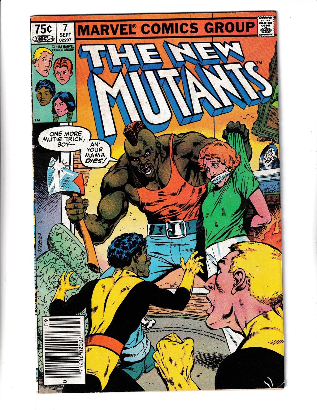 New Mutants #7 (1983) CDN Variant Marvel Comics