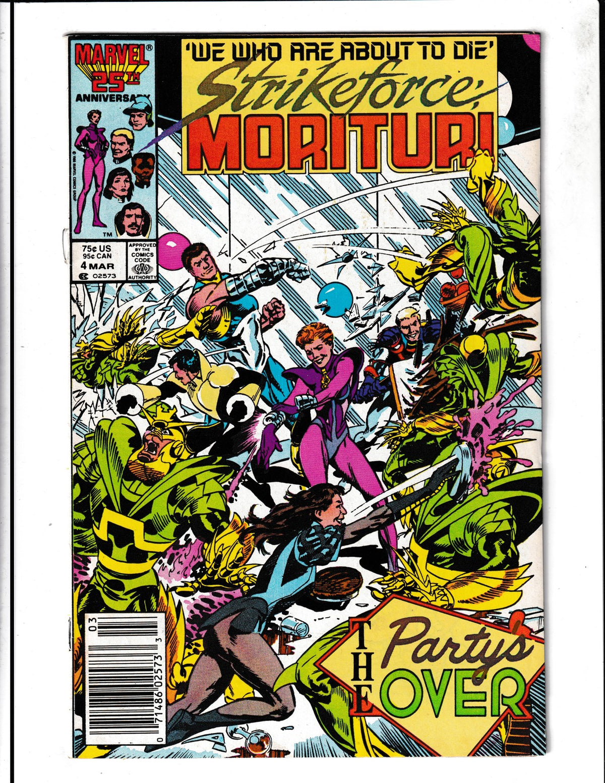 Strike Force Morituri #4 (1987) Marvel Comics