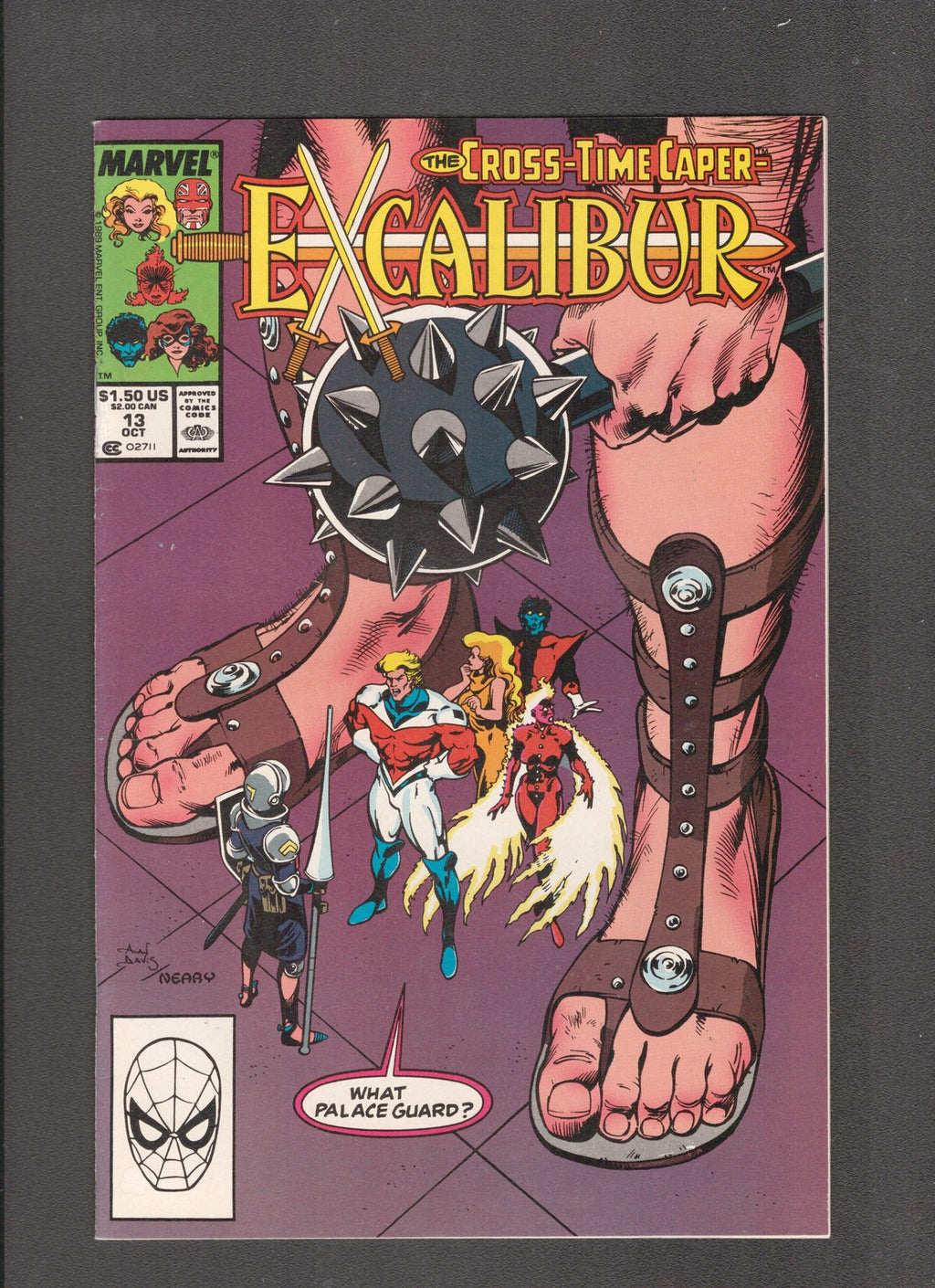 Excalibur #13 (1989) Alan Davis, Chris Claremont Marvel Comics