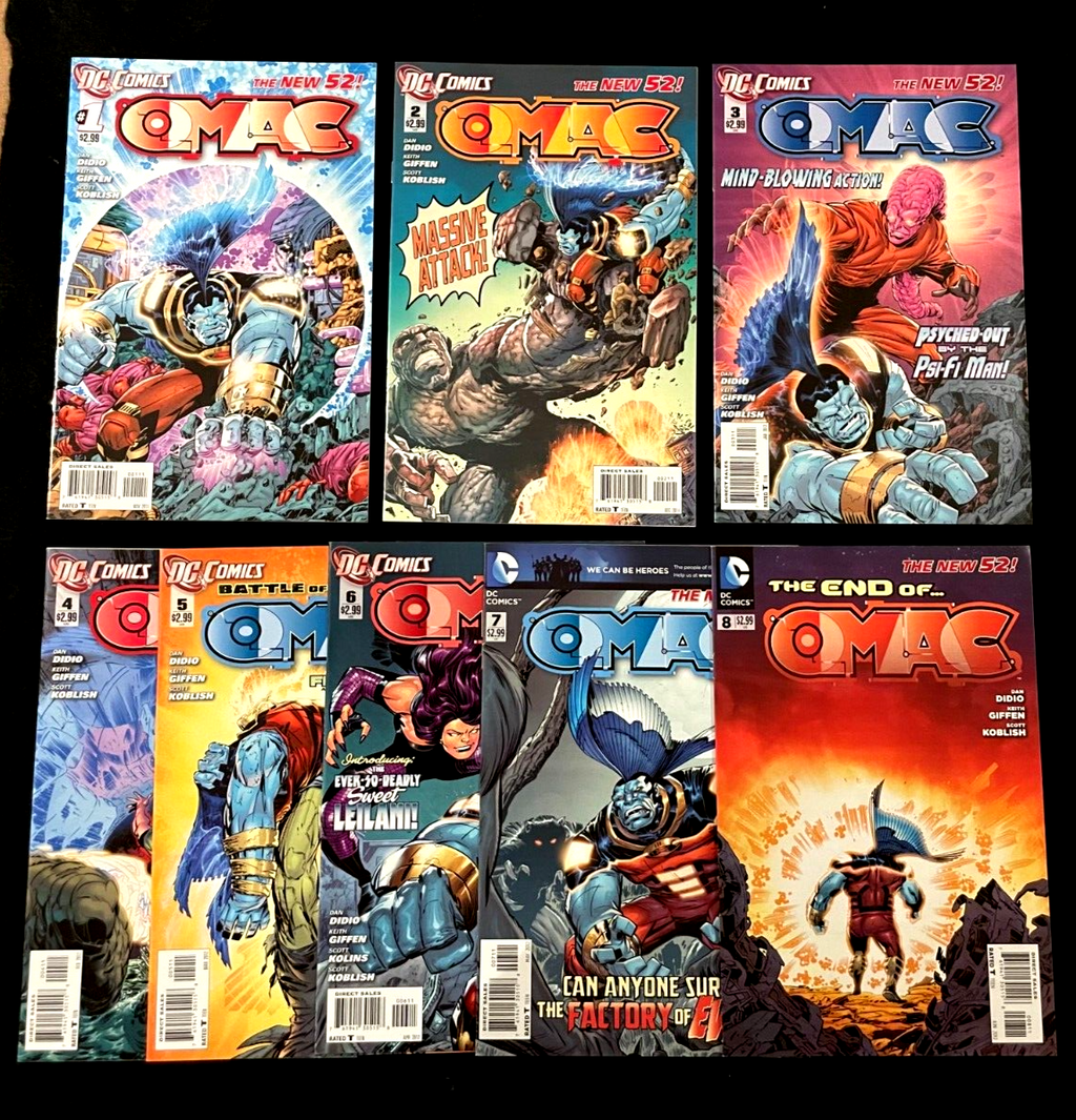 O.M.A.C. - Complete Set of 8 #1-8 (2011/12)  DC Comics