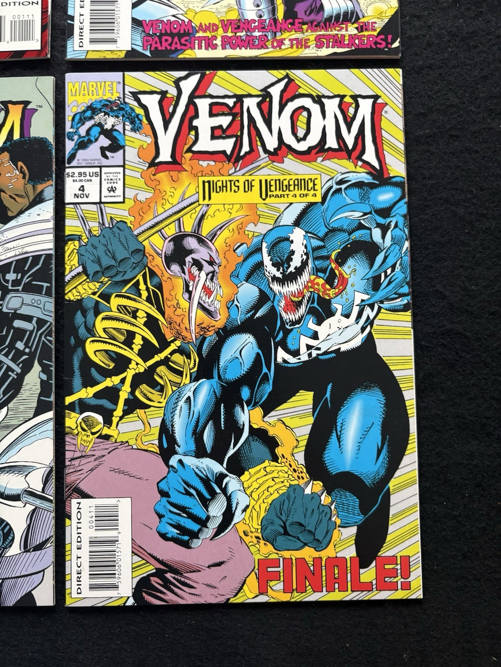 Venom: Nights of Vengeance #1-4 (1994) Complete Mini-Series Set of Marvel Comics