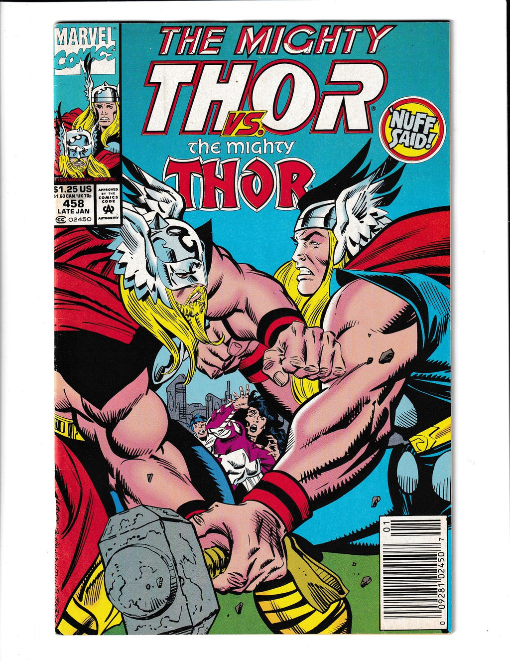 Thor #458 (1993) Origin of Thunderstrike Marvel Comics