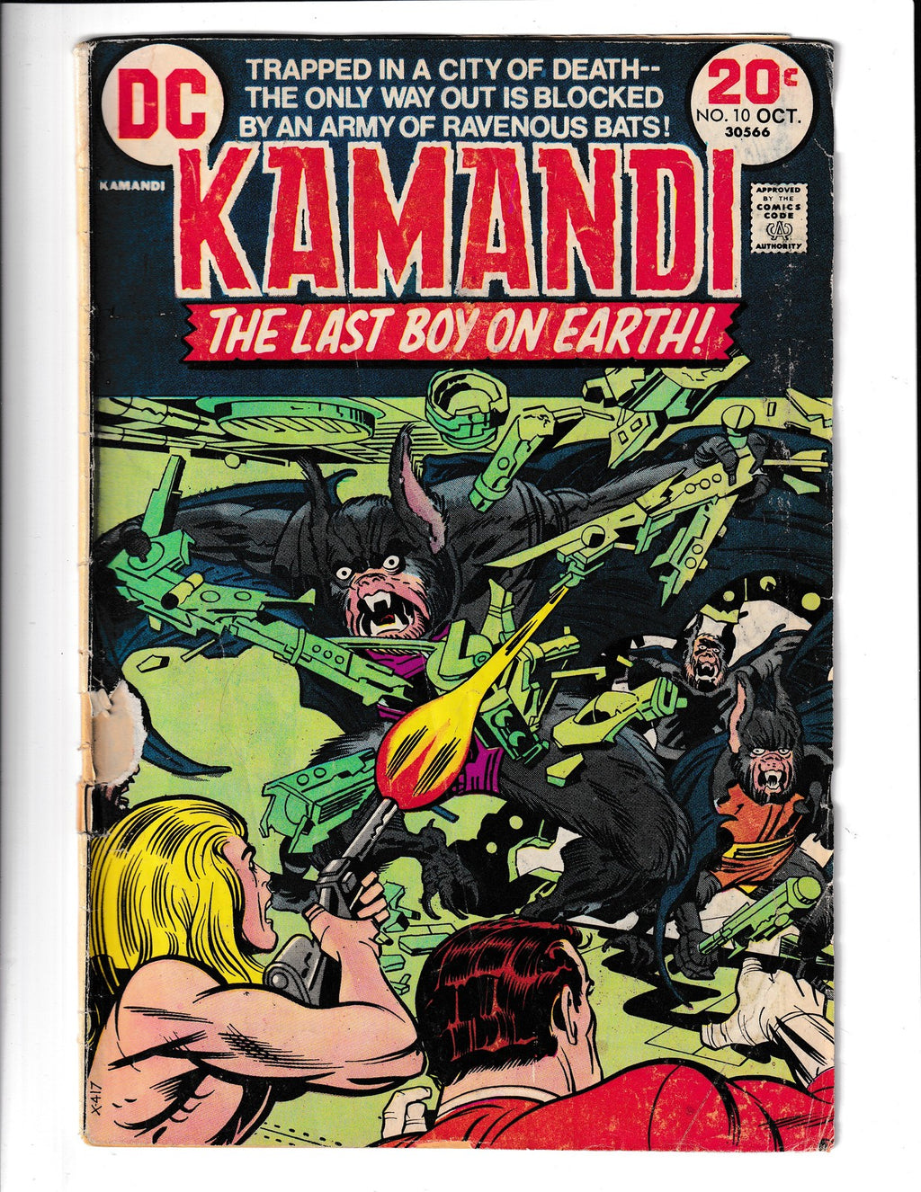 Kamandi: The Last Boy on Earth #10 (1973) Lower Grade DC Comics