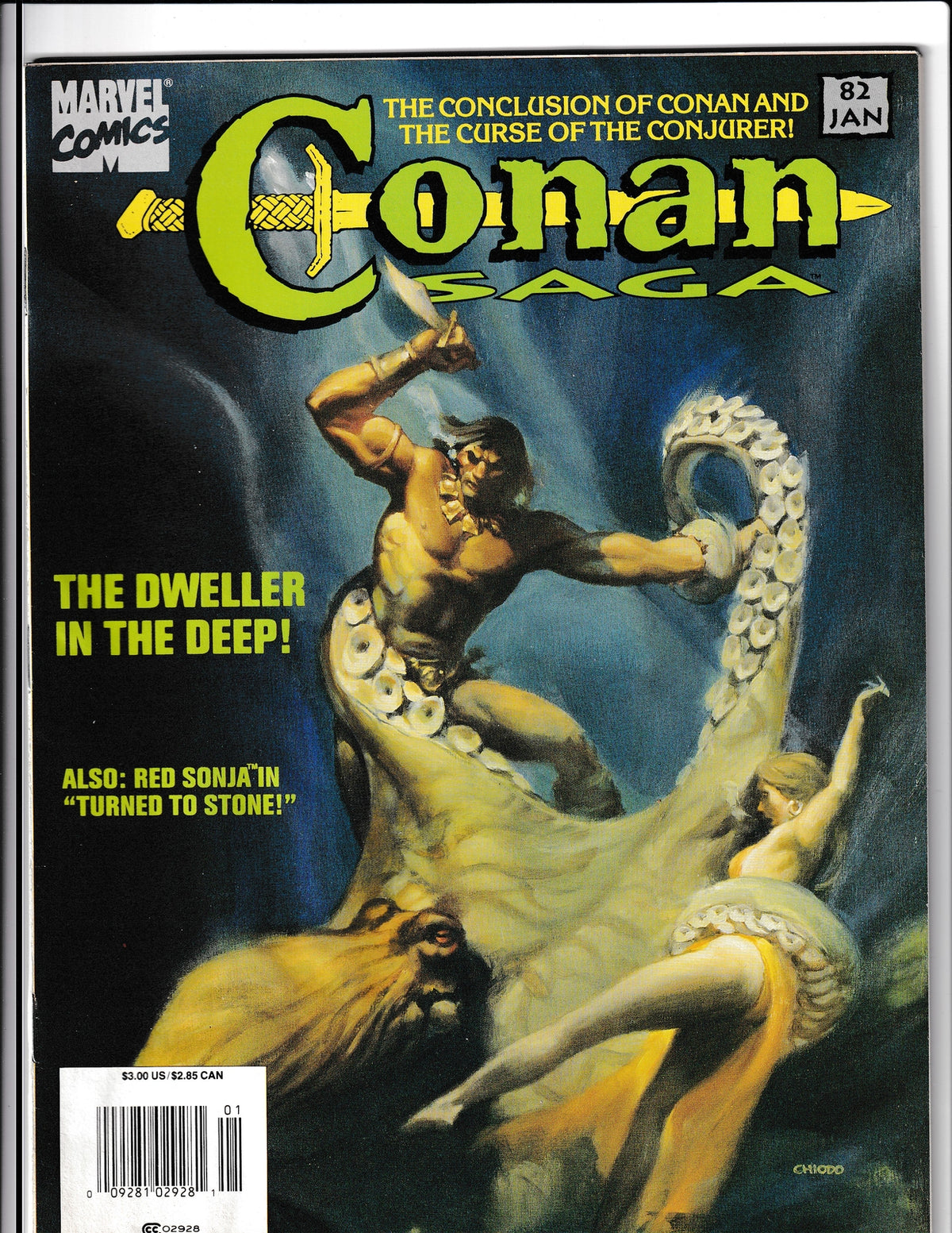 Conan Saga #82 (1994) Newsstand edition Marvel Comics