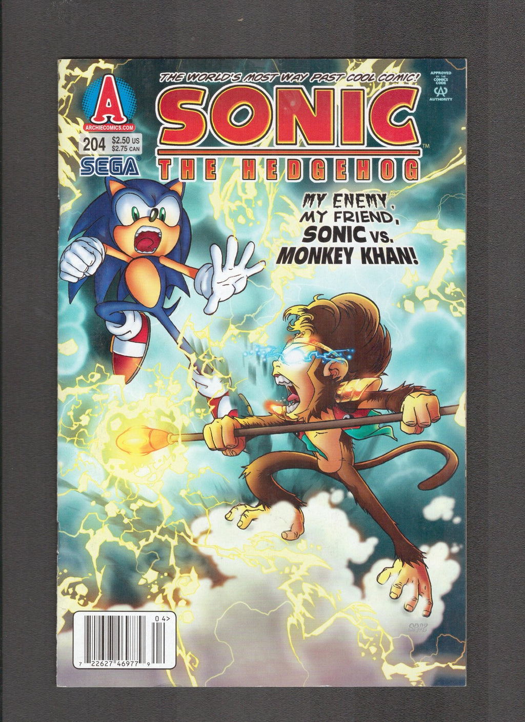 Sonic the Hedgehog #204 (2009) Patrick Spaziante Archie Comics