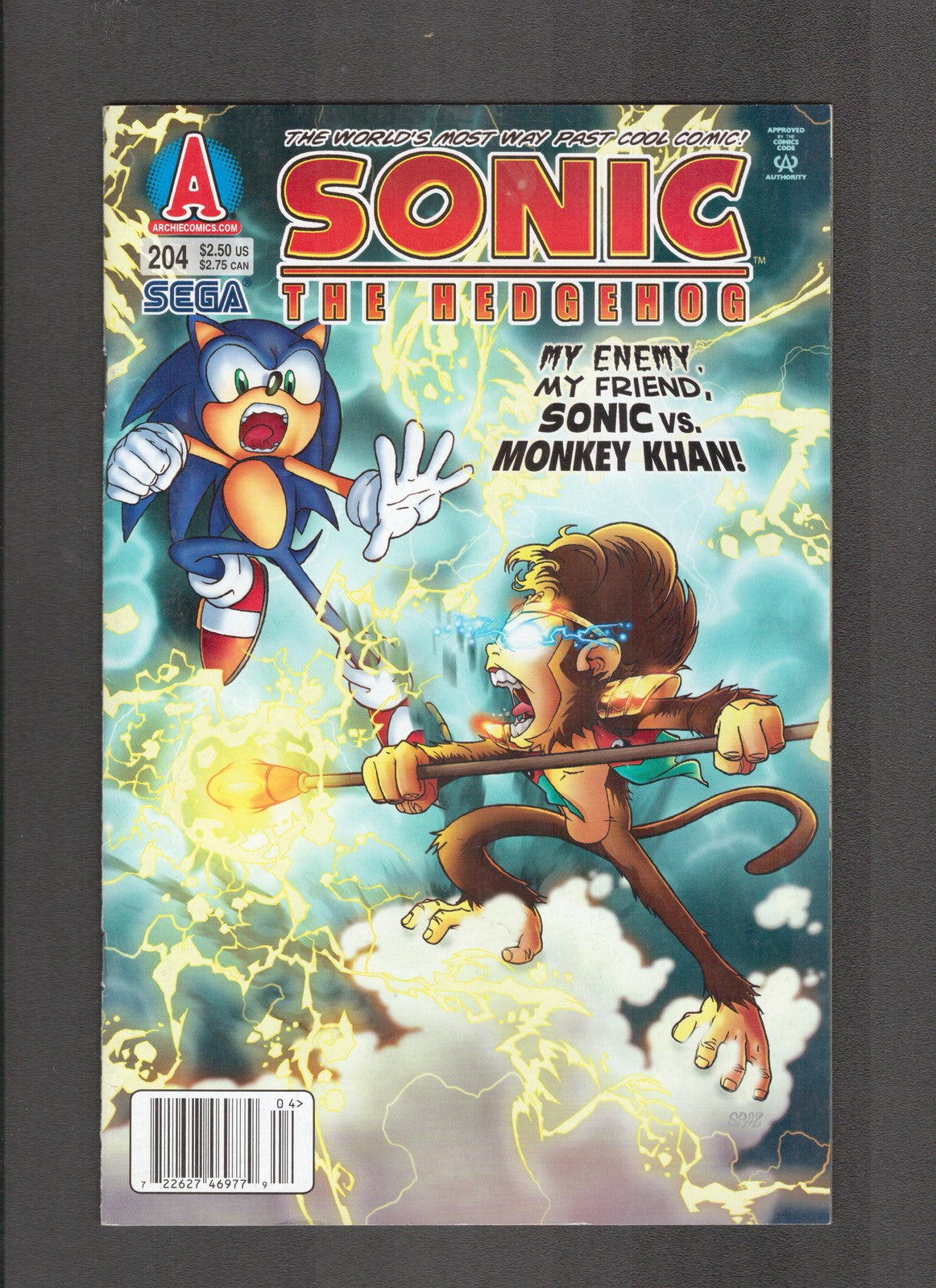 Sonic the Hedgehog #204 (2009) Patrick Spaziante Archie Comics