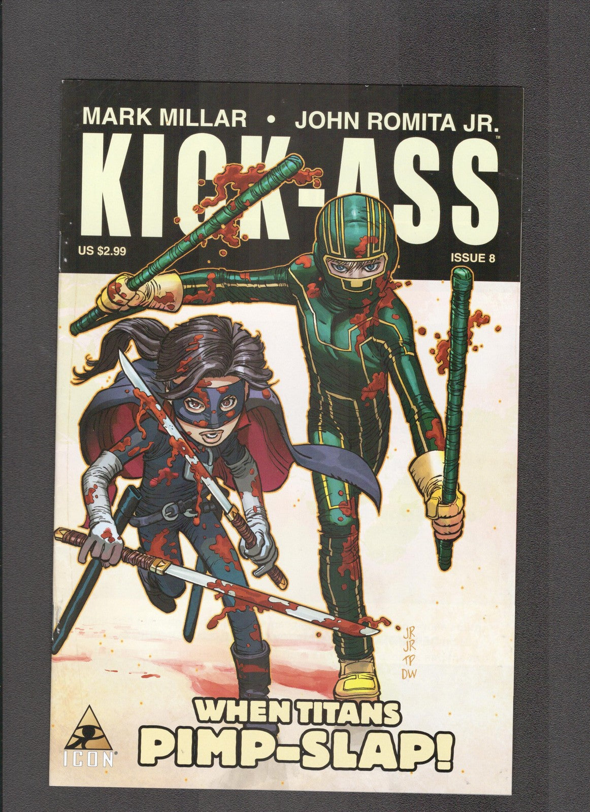 Kick-Ass #8 (2008) John Romita JR ICON Comics