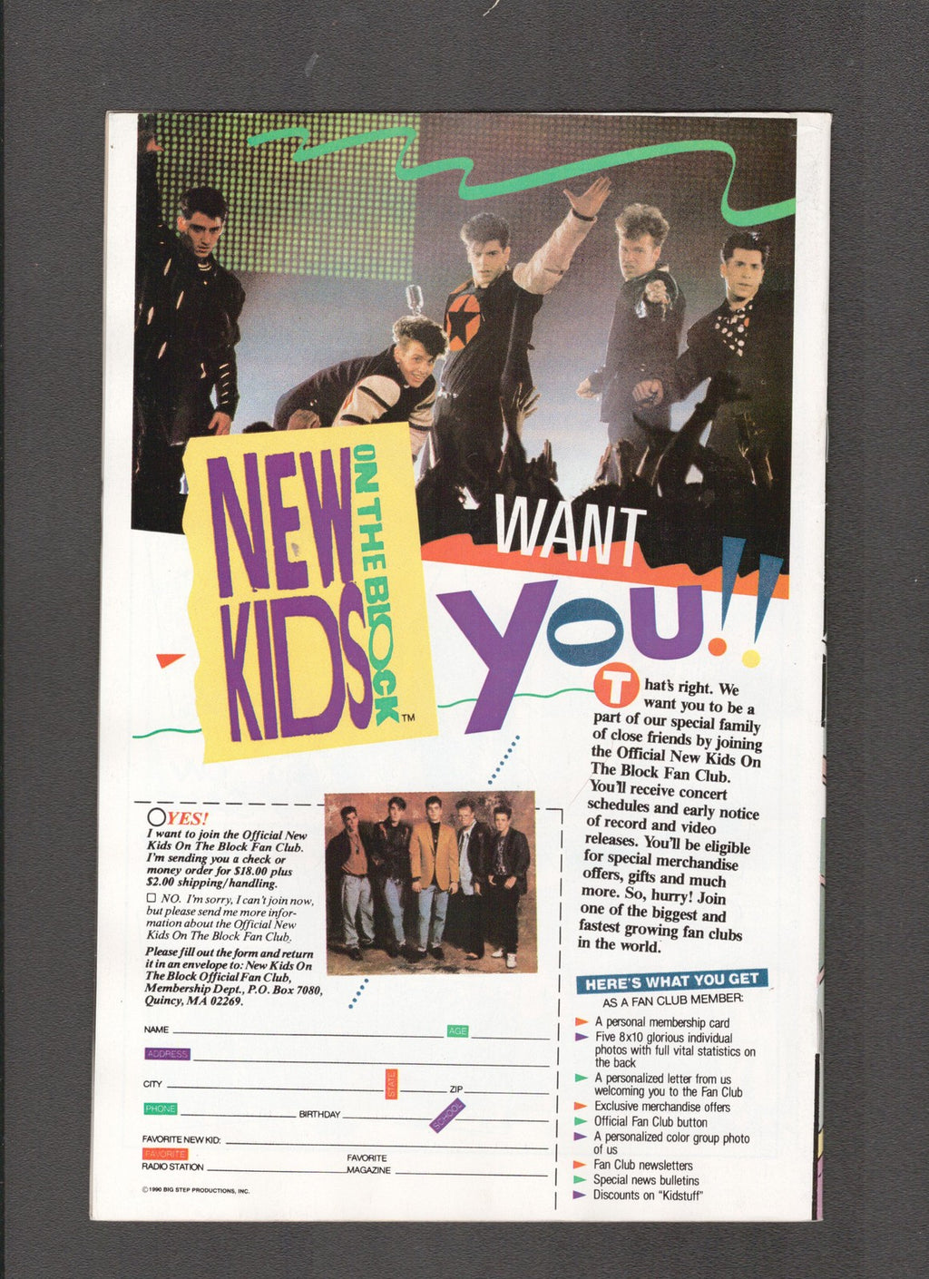 New Kids On the Block #3 (1991) Combined Shipping Harvey Comics