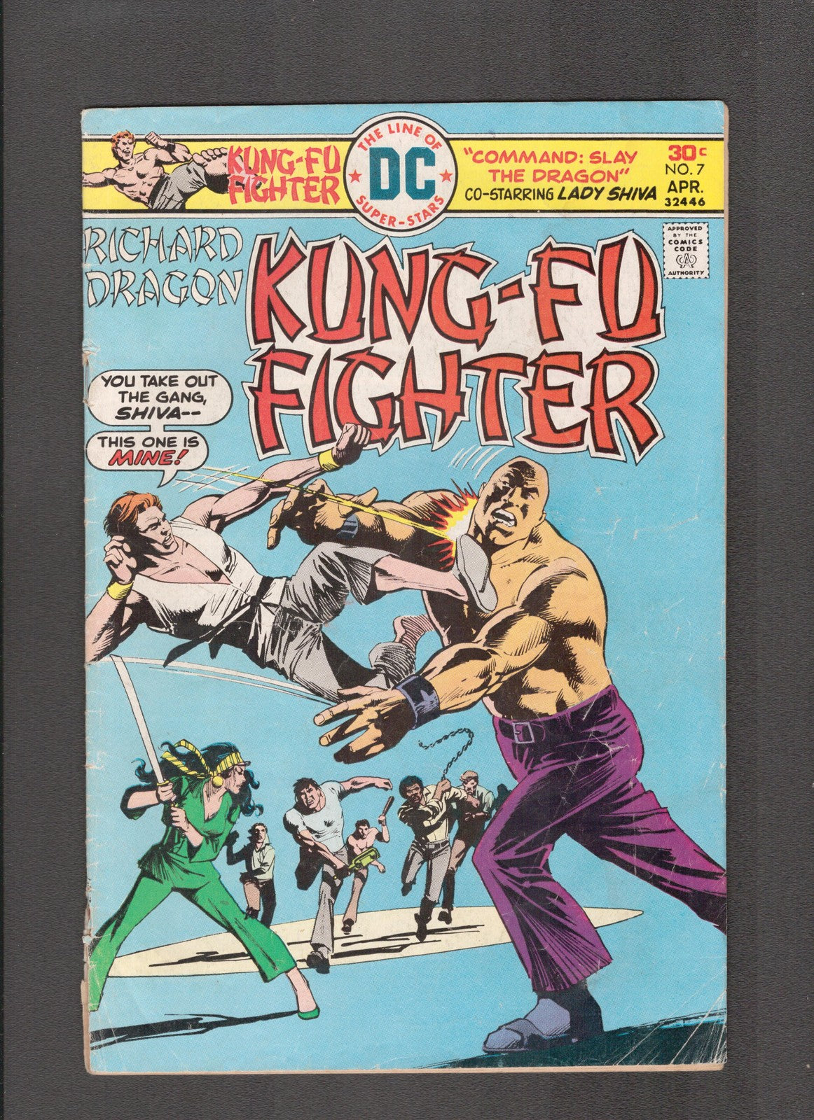 Richard Dragon Kung-Fu Fighter #7 (1976) LOW GRADE  DC Comics
