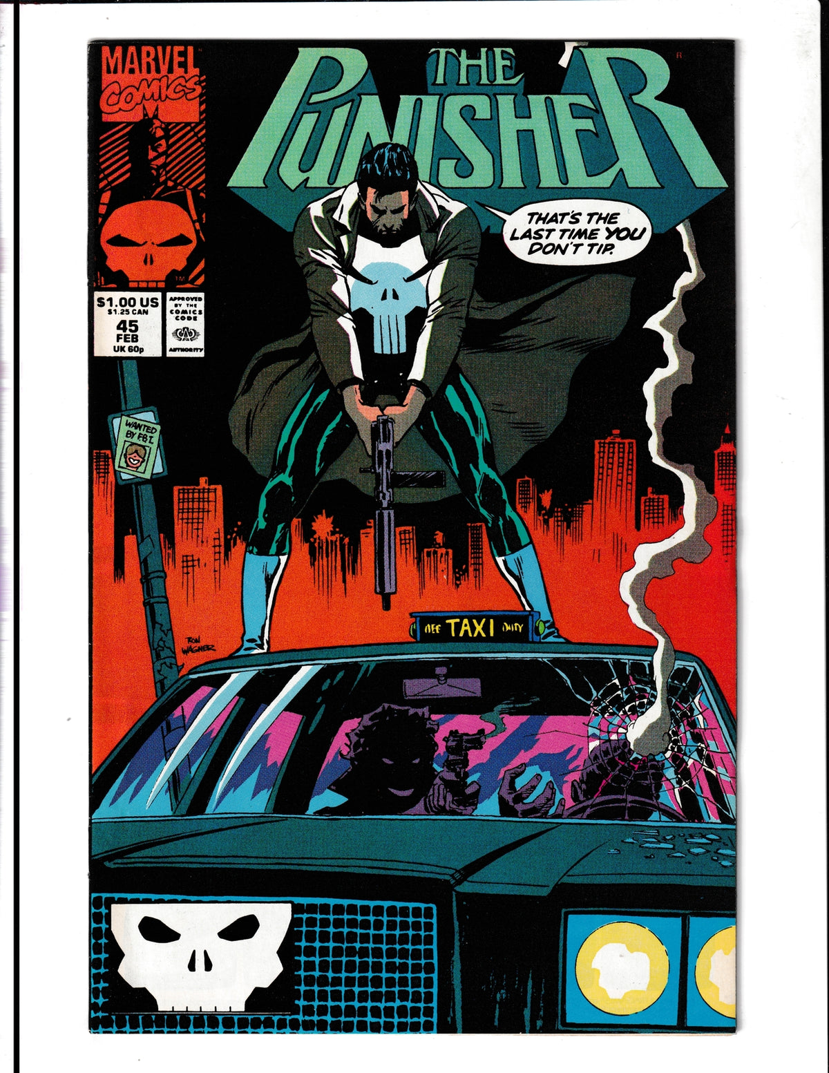 Punisher #45 (1991) One Way Fare Marvel Comics