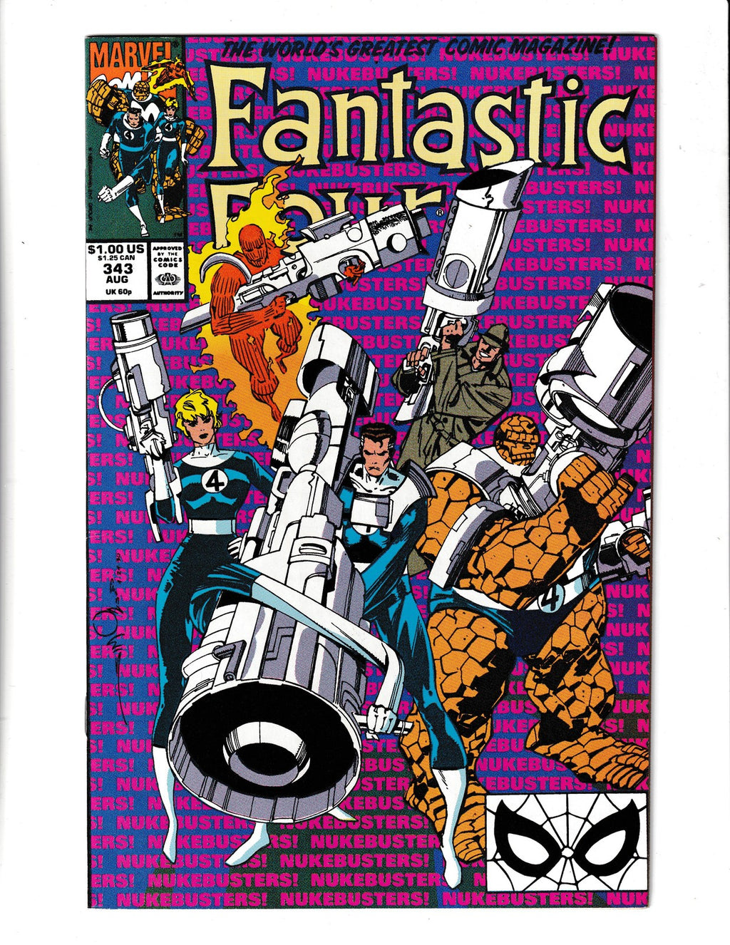 Fantastic Four #343 (1990) Marvel Comics SKU:2930