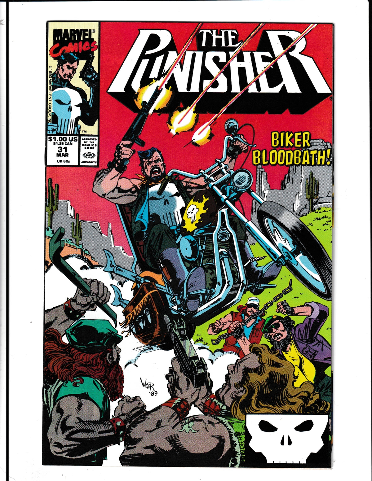 Punisher #31 (1990) Higher Grade Marvel Comics