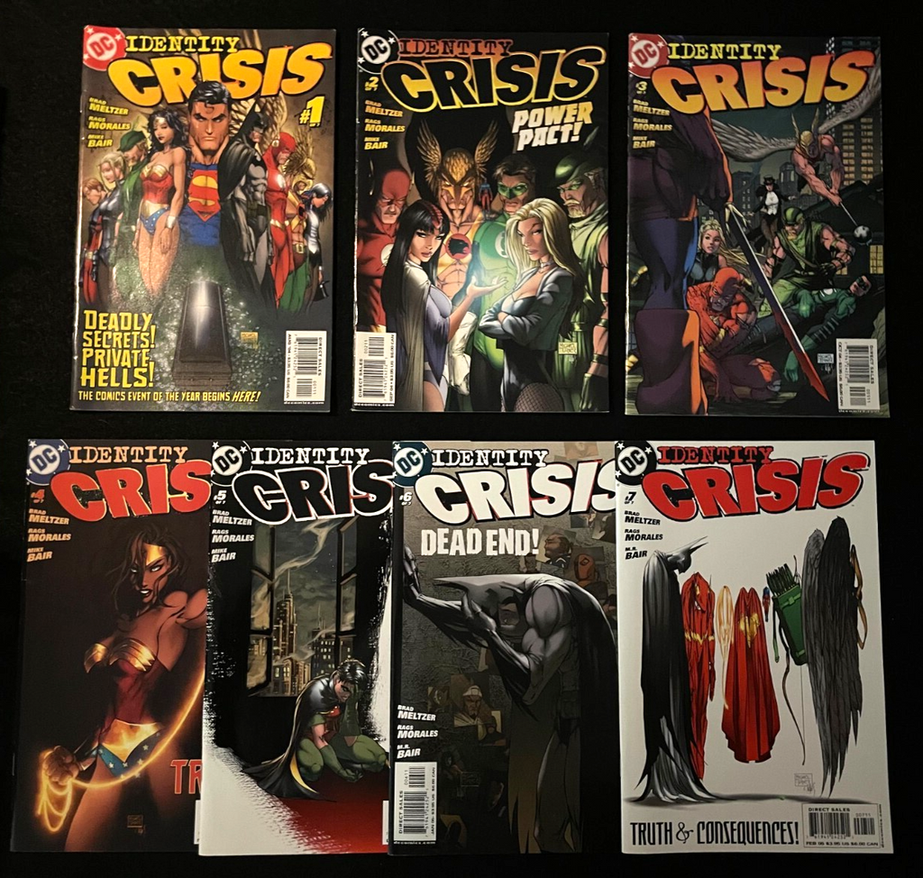 Identity Crisis- Complete Set of 7 - #1-7 (2004-05) DC