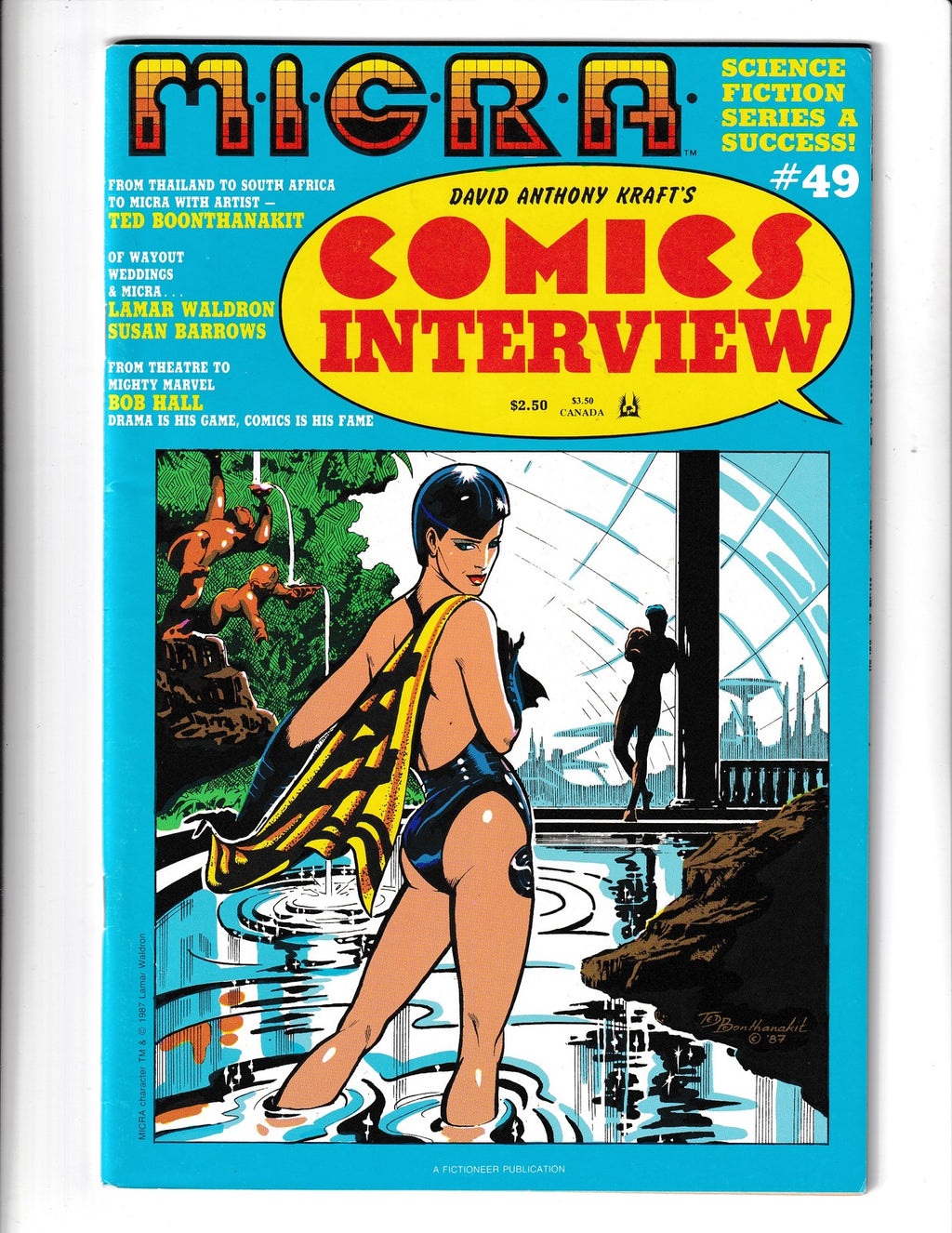 David Anthony Kraft's Comic Interview #49 (1986) Fictioneer Comics