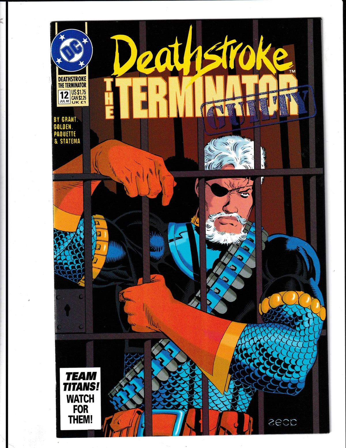 Deathstroke the Terminator #12 (1992) DC Comics