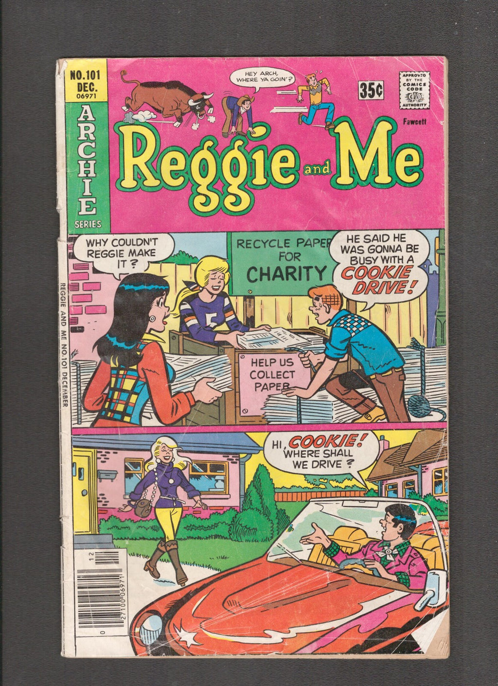 Reggie and Me #101 (1977) Low Grade Archie Comics