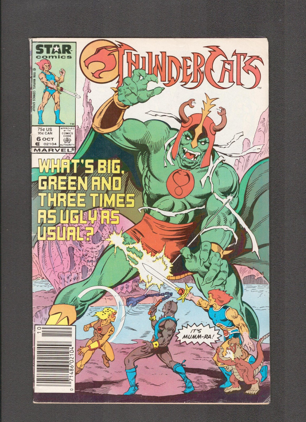 Thundercats #6 (1986) Mike Carlin, Jim Mooney Star Comics