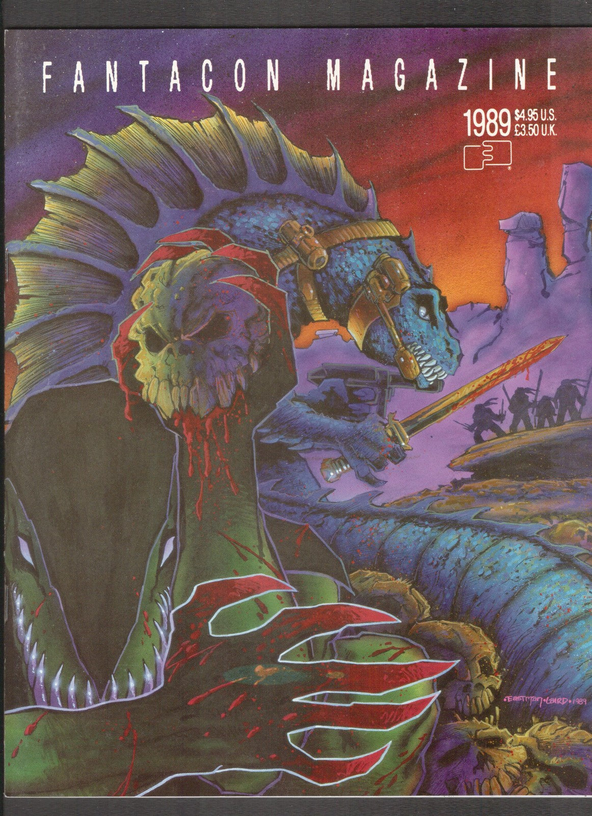Fantacon Magazine #NN (1989) Eastman & Laird Strobe Zero Comics
