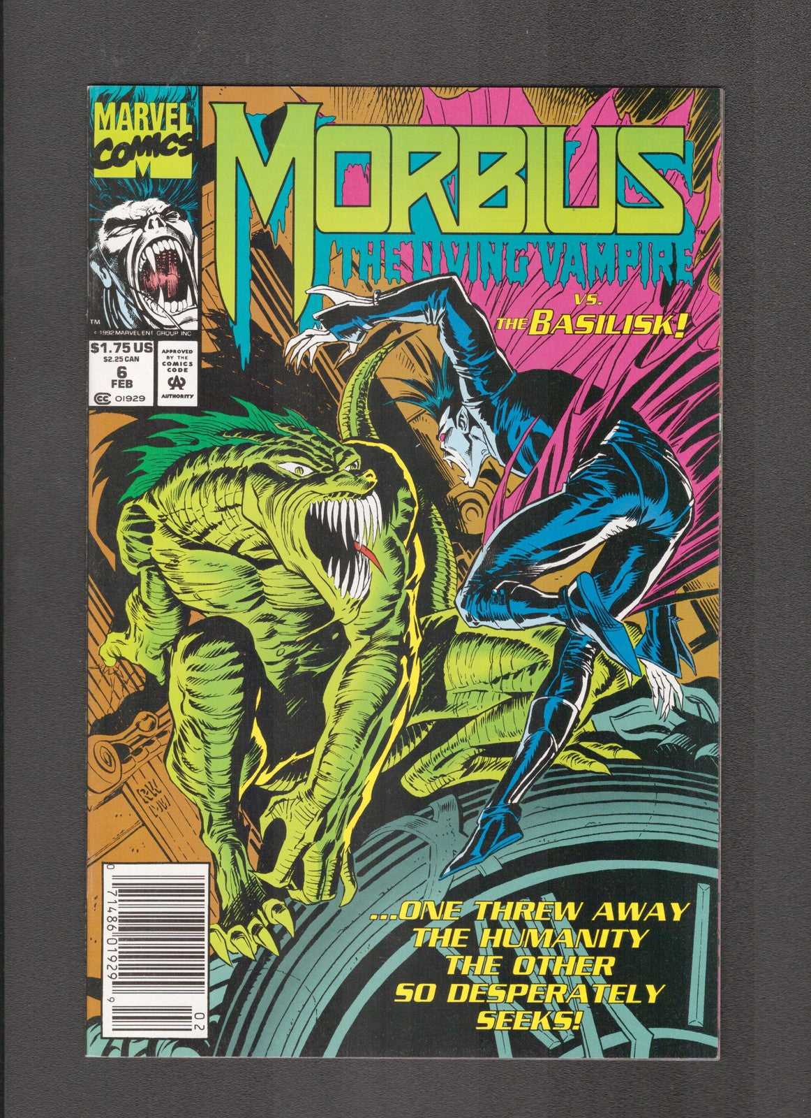 Morbius the Living Vampire #6 (1993) Wagner, Witherby Marvel Comics