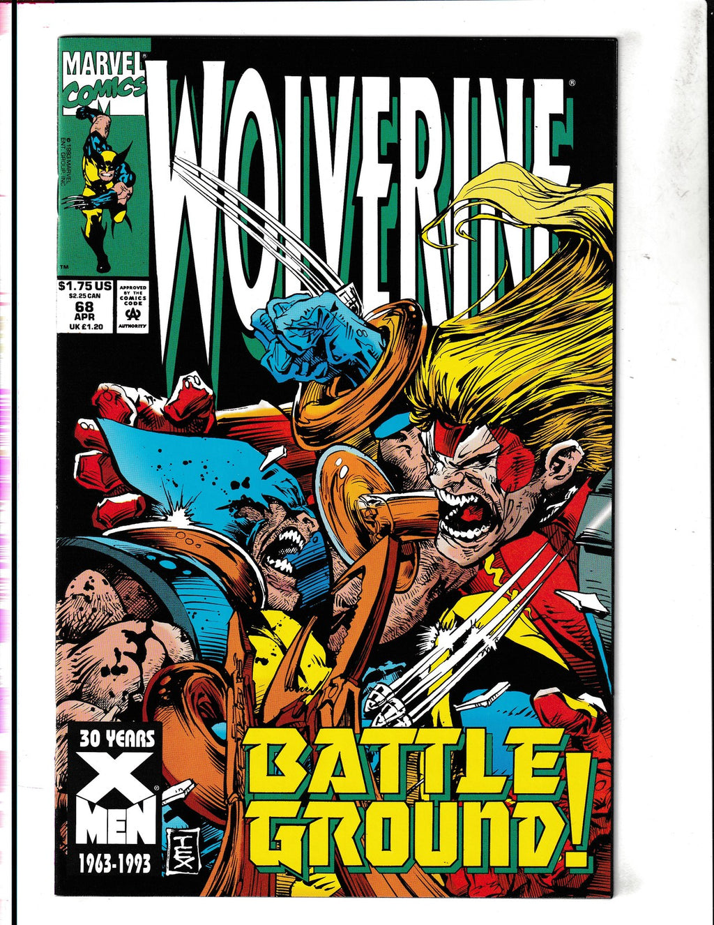 Wolverine #68 (1993) Marvel Comics