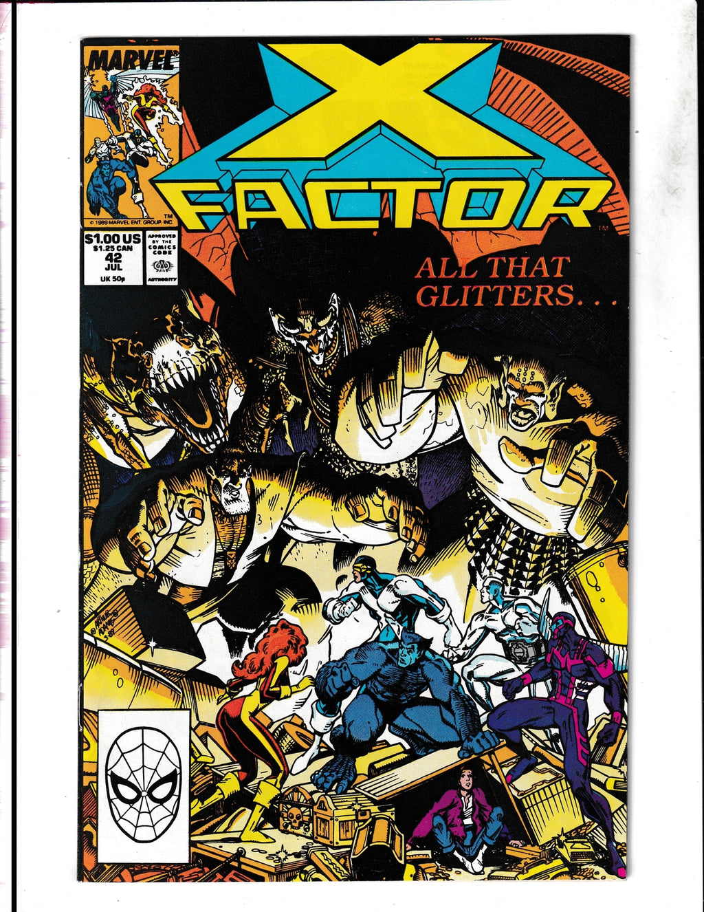 X-Factor #42 (1989) All that Glitters Marvel Comics