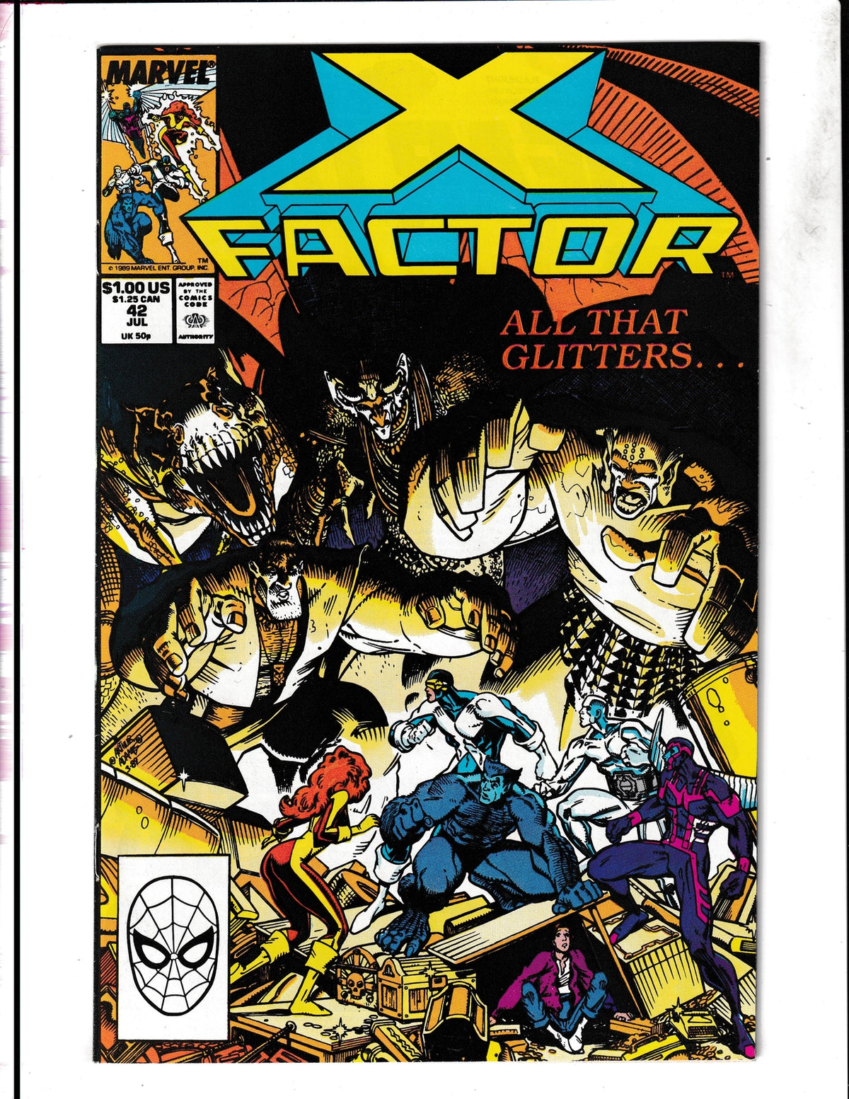 X-Factor #42 (1989) All that Glitters Marvel Comics